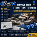 Massive Revit Furniture Library – 600MB BIM Families Collection 2025 version