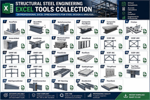 29 Structural Engineering Excel Spreadsheets – Wind, Seismic, Shear Wall & Wood Design | Part 2