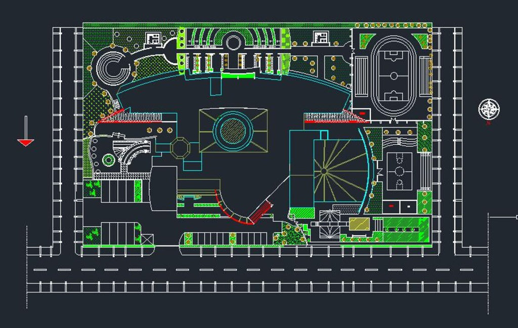 School Design AutoCAD Library  Plans, Elevations & Sections
