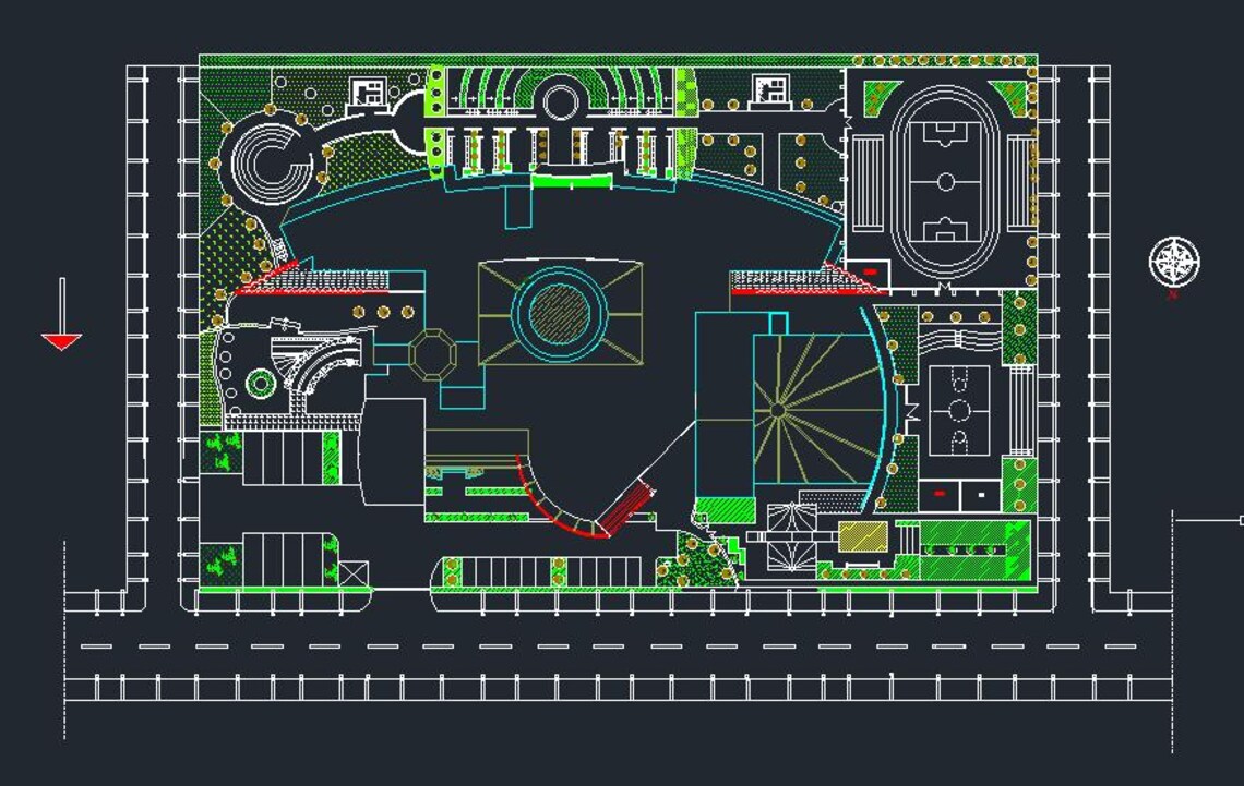 School Design AutoCAD Library  Plans, Elevations & Sections