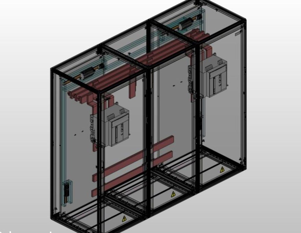 LV Electrical Panel AutoCAD Drawing – Complete Layout – Editable DWG – Low Voltage Panel Design – Engineering CAD File