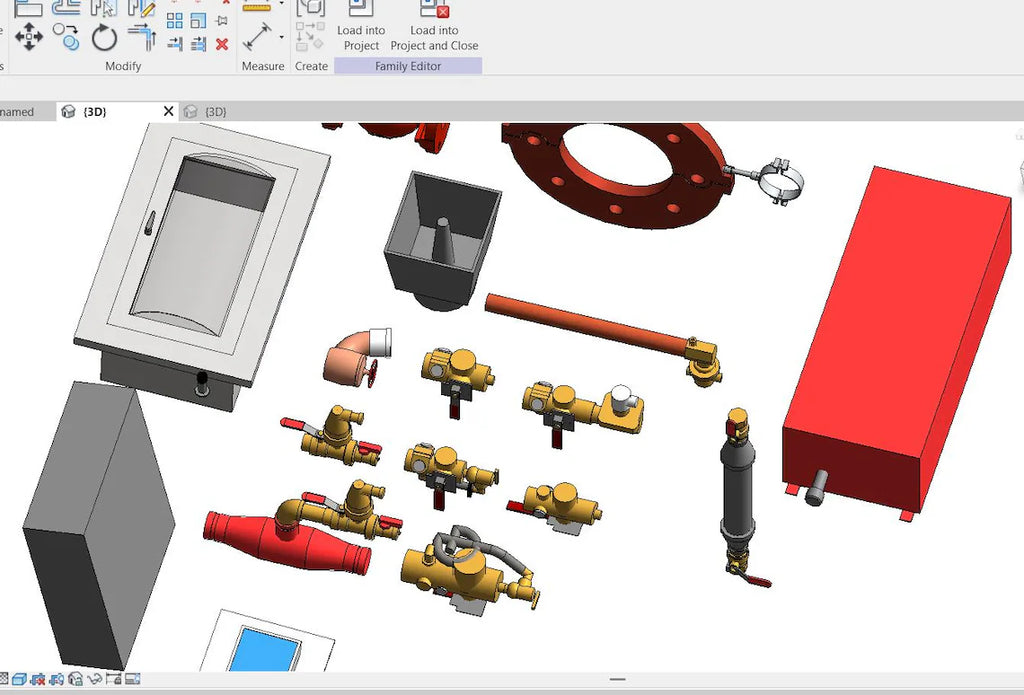 Firefighting Fire Alarm Revit BIM Library  Sprinklers, Hydrants, Detectors (Download)