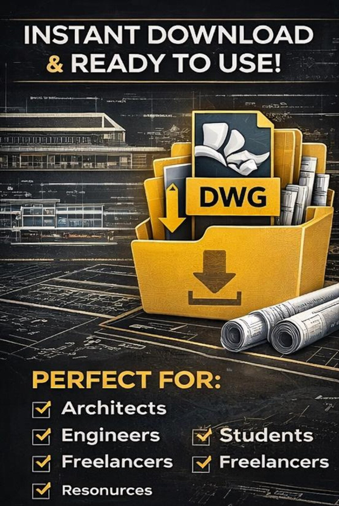 School Design AutoCAD Library  Plans, Elevations & Sections