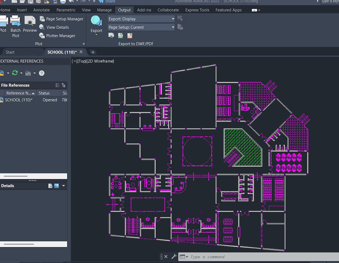 School Design AutoCAD Library  Plans, Elevations & Sections