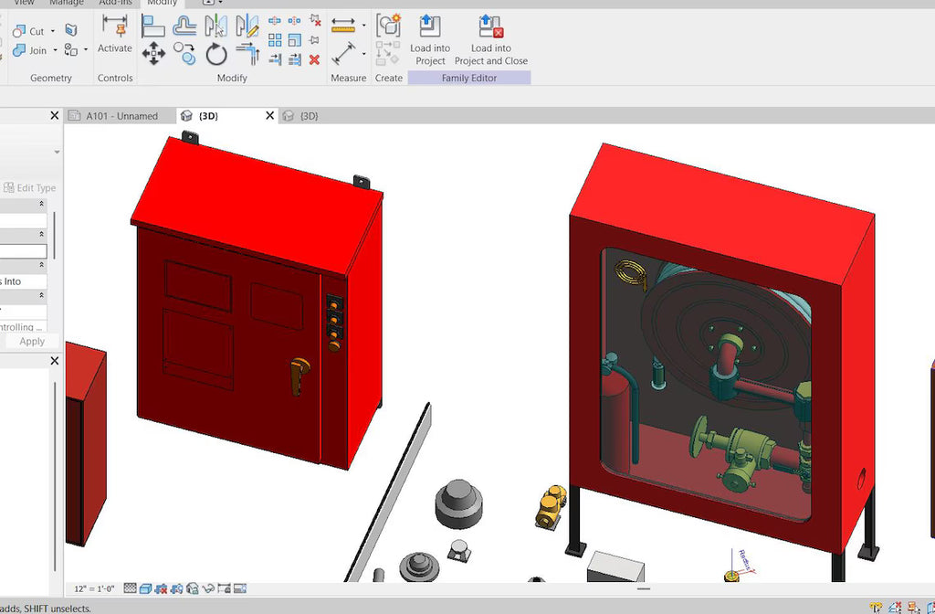 Firefighting Fire Alarm Revit BIM Library  Sprinklers, Hydrants, Detectors (Download)