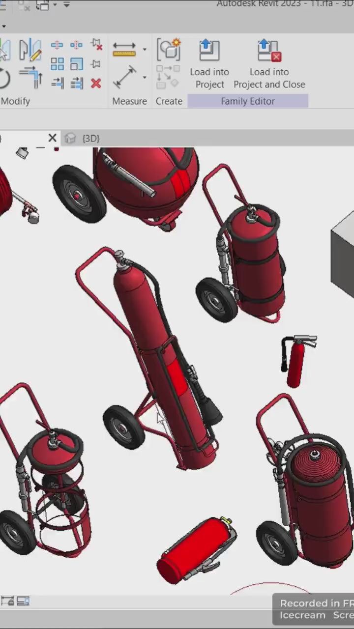 Firefighting Fire Alarm Revit BIM Library  Sprinklers, Hydrants, Detectors (Download)
